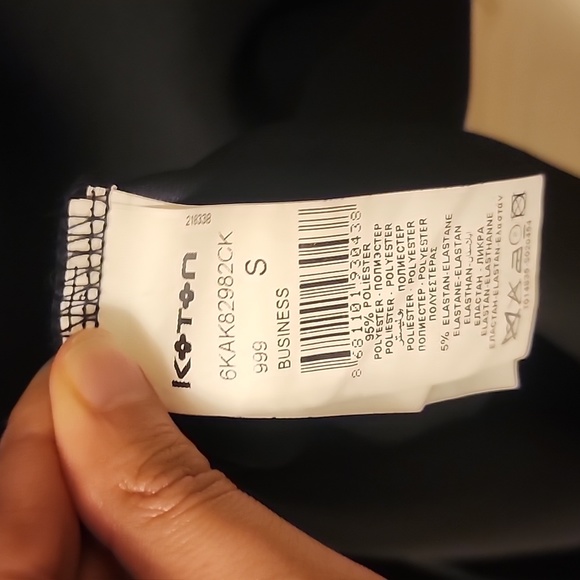 KOTON Black Bodycon Dress - Picture 4 of 6